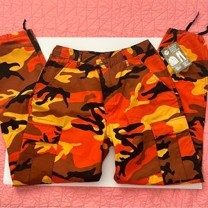 Rothco BDU medium orange camo pants